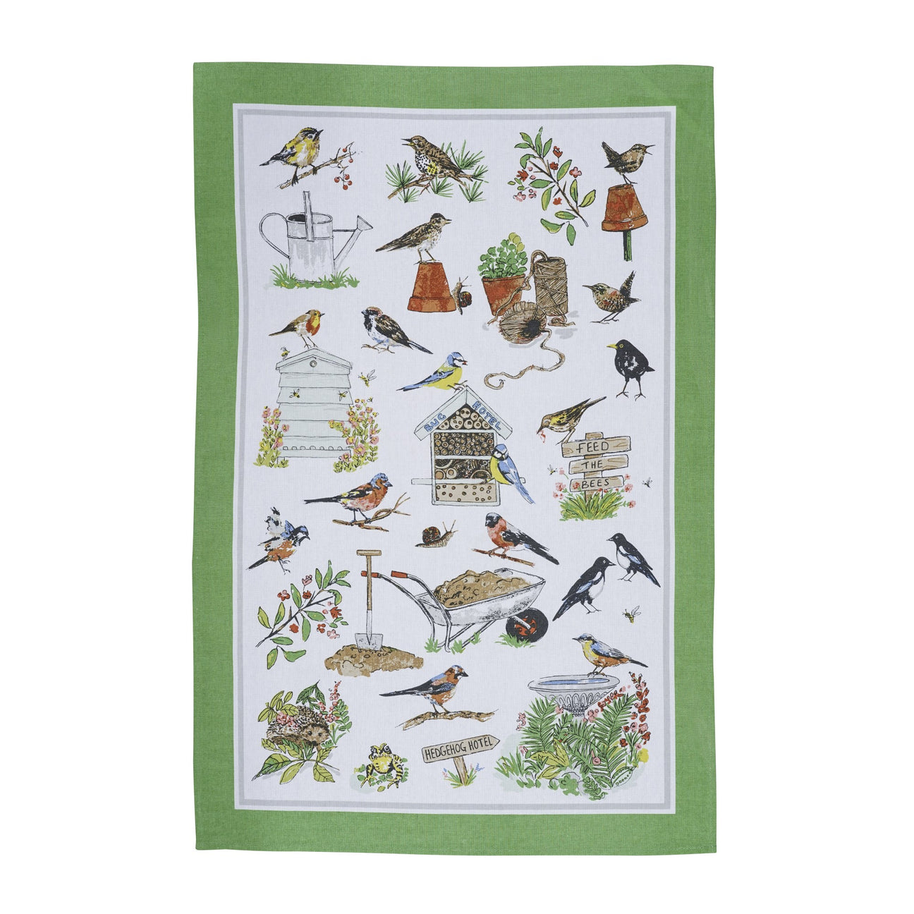 Ulster Weavers Garden Birds Cotton Tea Towel1
