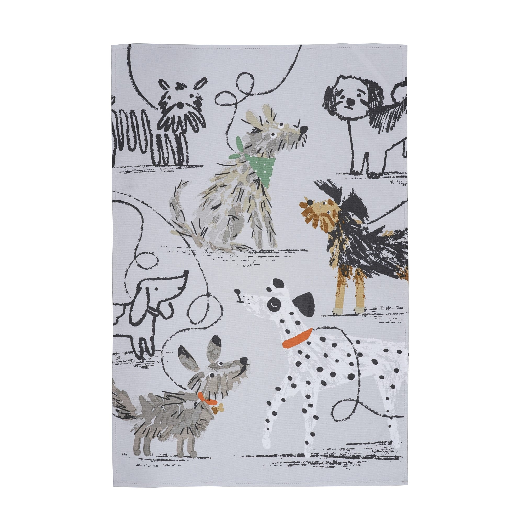 Dog Days Cotton Tea Towel1